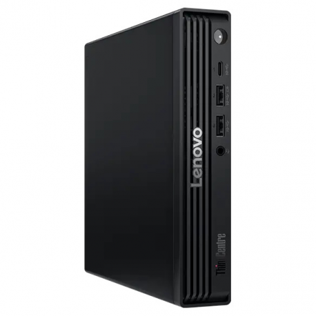 Lenovo ThinkCentre M70q Gen 6 13A4 - Tiny Core Ultra 5 225T / up to 4.9 GHz - RAM 16 GB - SSD 512 GB - TCG Opal Encryption, NVMe - Intel Graphics - Gigabit Ethernet, IEEE 802.11ax (Wi-Fi 6E), Bluetooth 5.3 - Win 11 Pro - monitor: none - keyboard: Nordic (Danish/Finnish/Norwegian/Swedish) - raven black - Lenovo TopSeller - with 3 Years Lenovo Onsite Support, CO2 Offset 0.5 ton (2nd Gen) - 1
