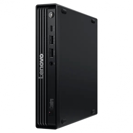 Lenovo ThinkCentre M70q Gen 6 13A4 - Tiny Core Ultra 5 225T / up to 4.9 GHz - RAM 16 GB - SSD 512 GB - TCG Opal Encryption, NVMe - Intel Graphics - Gigabit Ethernet, IEEE 802.11ax (Wi-Fi 6E), Bluetooth 5.3 - Win 11 Pro - monitor: none - keyboard: Nordic (Danish/Finnish/Norwegian/Swedish) - raven black - Lenovo TopSeller - with 3 Years Lenovo Onsite Support, CO2 Offset 0.5 ton (2nd Gen) - 2
