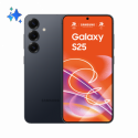 Samsung Galaxy S25 - 5G smartphone - dual-SIM - RAM 12 GB  /  Internal Memory 128 GB - OLED display - 6.2" - 2340 x 1080 pixels (120 Hz) - 3x rear cameras 50 MP, 12 MP, 10 MP - front camera 12 MP - blue black