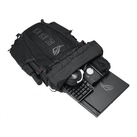 ASUS ROG Archer ErgoAir BP3800 - Notebook carrying backpack - up to 18" - black - 3