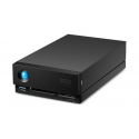 LaCie 1big Dock - Hard drive array - 30 TB - 1 bays (SATA-600) - HDD 30 TB x 1 - USB 3.0, Thunderbolt 3 (external) - with 5 years Rescue Data Recovery Service Plan