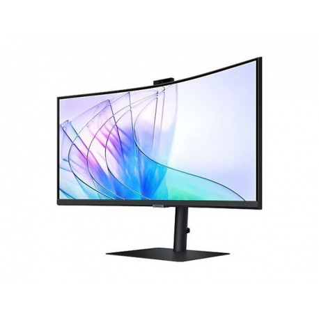 Samsung ViewFinity S6 S34C652VEU - S65VC Series - LED monitor - curved - USB - 34" - 3440 x 1440 UWQHD @ 100 Hz - VA - 350 cd / m² - 3000:1 - HDR10 - 5 ms - HDMI, DisplayPort, USB-C - speakers - black - 1