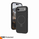 dbramante1928 Iceland Ultra - Back cover for mobile phone - kick - MagSafe compatibility - D3O, 100% recycled plastic - black - for Apple iPhone Air