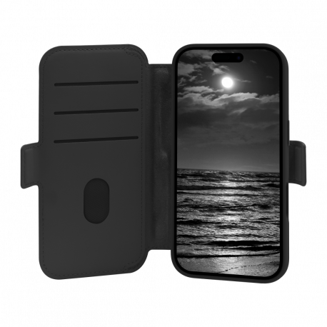 dbramante1928 Lynge - Flip cover for mobile phone - MagSafe compatibility - midnight - for Apple iPhone 17 - 3