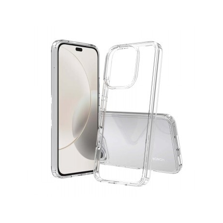 Screenor Bumper - Back cover for mobile phone - thermoplastic polyurethane (TPU), acrylic - transparent - for Honor 400 Lite - 0