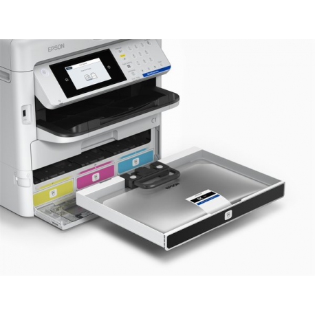 Epson WorkForce Pro EM-C800RDWF - Multifunction printer - colour - ink-jet - A4 (210 x 297 mm) (original) - A4 / Legal (media) - up to 25 ppm (printing) - 330 sheets - 33.6 Kbps - USB 2.0, Gigabit LAN, Wi-Fi(ac) - 3