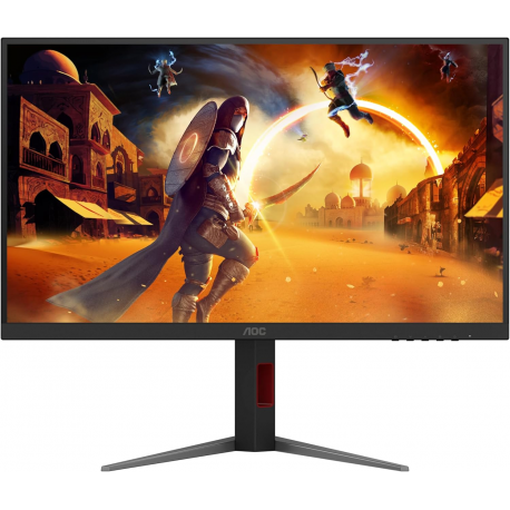 AOC Gaming U27G4XM - LED monitor - gaming - 27" - 3840 x 2160 4K UHD (2160p) @ 160 Hz - Fast IPS - 1000 cd / m² - 1000:1 - DisplayHDR 1000 - 1 ms - 2xHDMI, DisplayPort - black, red - 0