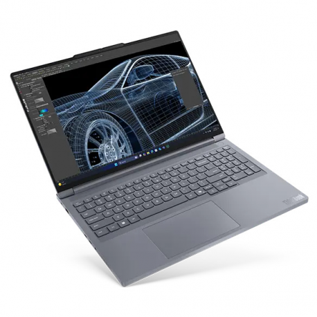 Lenovo ThinkBook 16p G6 ADR 21U0 - AMD Ryzen 9 - 8940HX / up to 5.3 GHz - Win 11 Pro - GeForce RTX 5060 - 32 GB RAM - 1 TB SSD NVMe - 16" IPS 2560 x 1600 (WQXGA) @ 240 Hz - Wi-Fi 7, Bluetooth - luna grey - kbd: Nordic (Danish/Finnish/Norwegian/Swedish) - with 2 Years Lenovo Depot Support, CO2 Offset 0.5 ton (2nd Gen) - 5