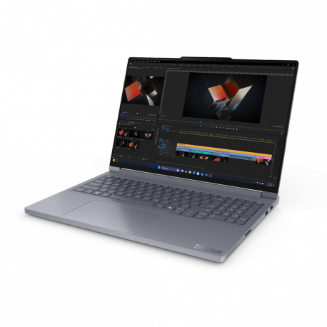 Lenovo ThinkBook 16p G6 ADR 21U0 - AMD Ryzen 9 - 8940HX / up to 5.3 GHz - Win 11 Pro - GeForce RTX 5060 - 32 GB RAM - 1 TB SSD NVMe - 16" IPS 2560 x 1600 (WQXGA) @ 240 Hz - Wi-Fi 7, Bluetooth - luna grey - kbd: Nordic (Danish/Finnish/Norwegian/Swedish) - with 2 Years Lenovo Depot Support, CO2 Offset 0.5 ton (2nd Gen) - 11