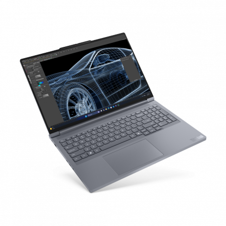 Lenovo ThinkBook 16p G6 ADR 21U0 - AMD Ryzen 9 - 8940HX / up to 5.3 GHz - Win 11 Pro - GeForce RTX 5060 - 32 GB RAM - 1 TB SSD NVMe - 16" IPS 2560 x 1600 (WQXGA) @ 240 Hz - Wi-Fi 7, Bluetooth - luna grey - kbd: Nordic (Danish/Finnish/Norwegian/Swedish) - with 2 Years Lenovo Depot Support, CO2 Offset 0.5 ton (2nd Gen) - 14
