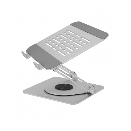 ICY BOX IB-NH300-R - Notebook stand - height adjustable, rotatable - silver - 0