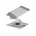 ICY BOX IB-NH300-R - Notebook stand - height adjustable, rotatable - silver