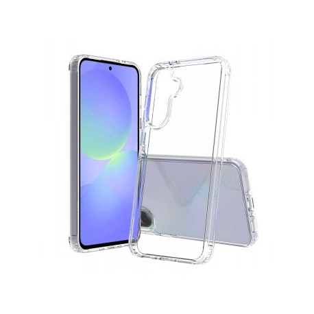Screenor Bumper - Back cover for mobile phone - thermoplastic polyurethane (TPU), acrylic - transparent - for Samsung Galaxy A36, A56 - 0
