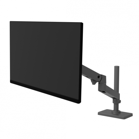 Ergotron LX Pro - Mounting kit (articulating arm) - modular - for LCD display - with tall pole - dark grey - screen size: up to 34" - desk-mountable - 3