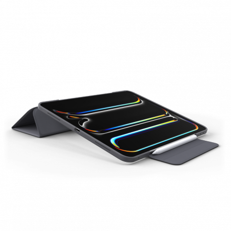 OtterBox Symmetry Folio Series - Flip cover for tablet - grey - for Apple 13-inch iPad Pro - 10