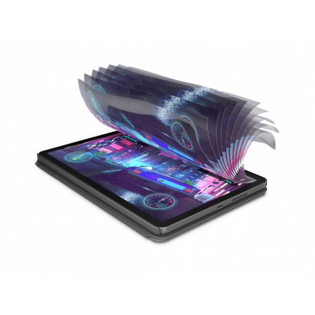 Lenovo Tab ZAEH - Tablet - Android 14 or later - 128 GB eMMC - 10.1" IPS (1920 x 1200) - microSD slot - luna grey - 12