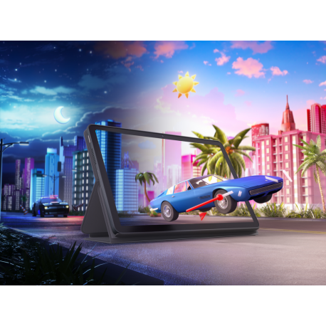 Lenovo Tab ZAEH - Tablet - Android 14 or later - 128 GB eMMC - 10.1" IPS (1920 x 1200) - microSD slot - luna grey - 13