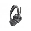 Poly Voyager Focus 2 - Headset - on-ear - Bluetooth - wireless - active noise cancelling - USB-C via Bluetooth adapter - black - Zoom Certified