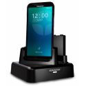 Datalogic - Charge and sync dock - single slot, with a spare battery slot - output connectors: 1