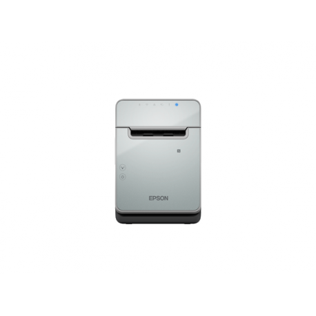 Epson TM L100 (103) - Receipt printer - thermal line - Roll (7.95 cm) - 203 x 203 dpi - up to 170 mm / sec - USB 2.0, Gigabit LAN, serial - cutter - partial-cut cutter - black - 0