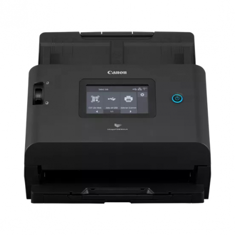 Canon imageFORMULA DR-S350NW - Document scanner - Contact Image Sensor (CIS) - Duplex - max scan width: 8.5" - 600 dpi x 600 dpi - up to 50 ppm (mono) / up to 50 ppm (colour) - ADF (60 sheets) - up to 9000 scans per day - USB 3.2 Gen 1, Gigabit LAN, Wi-Fi(ac) - 3