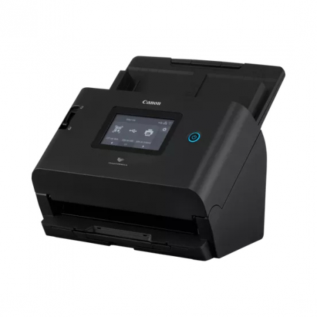 Canon imageFORMULA DR-S350NW - Document scanner - Contact Image Sensor (CIS) - Duplex - max scan width: 8.5" - 600 dpi x 600 dpi - up to 50 ppm (mono) / up to 50 ppm (colour) - ADF (60 sheets) - up to 9000 scans per day - USB 3.2 Gen 1, Gigabit LAN, Wi-Fi(ac) - 4
