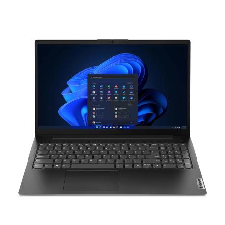 Lenovo V15 G4 AMN 82YU - 180-degree hinge design - AMD Ryzen 3 - 7320U  /  up to 4.1 GHz - Win 11 Home - Radeon 610M - 8 GB RAM - 256 GB SSD NVMe - 15.6" TN 1920 x 1080 (Full HD) - Wi-Fi 6, Bluetooth - business black - kbd: English - Europe - with 2 Years Lenovo Depot Support - 0