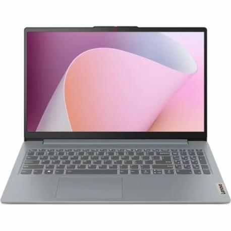 Lenovo IdeaPad Slim 3 15AMN8 82XQ - 180-degree hinge design - AMD Ryzen 3 - 7320U  /  up to 4.1 GHz - Win 11 Home - Radeon 610M - 16 GB RAM - 512 GB SSD NVMe - 15.6" TN 1920 x 1080 (Full HD) - Wi-Fi 6 - arctic grey - kbd: English - Europe - 0