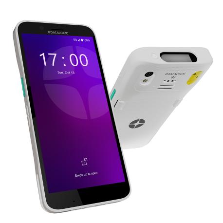 Datalogic Memor 17 Healthcare - Data collection terminal - rugged - Android 13 or later - 64 GB UFS card - 6" LTPS (1080 x 2160) - rear camera + front camera - barcode reader - (2D imager) - USB host - microSD slot - Wi-Fi 6E, 802.11 d / h / i / k / r / v / w / mc, Bluetooth, NFC - 5G - white - 0