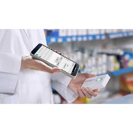 Datalogic Memor 17 Healthcare - Data collection terminal - rugged - Android 13 or later - 64 GB UFS card - 6" LTPS (1080 x 2160) - rear camera + front camera - barcode reader - (2D imager) - USB host - microSD slot - Wi-Fi 6E, 802.11 d / h / i / k / r / v / w / mc, Bluetooth, NFC - 5G - white - 3