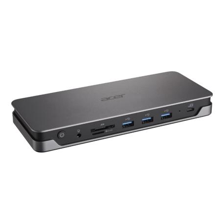 Acer ADK270 - Docking station - USB-C 3.2 Gen 1 - HDMI, DP - 1GbE - 110 Watt - 0
