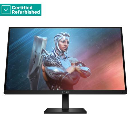RENEW SILVER OMEN by HP 27 FHD Gaming Monitor - 27" 1920x1080 FHD 400-nit 165Hz AG, IPS HDR 400, 2x HDMI/DisplayPort, height adj - 0