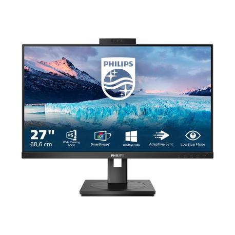 Philips S-line 272S1M - LED monitor - 27" - 1920 x 1080 Full HD (1080p) @ 75 Hz - IPS - 250 cd / m² - 1000:1 - 4 ms - HDMI, DVI-D, VGA, DisplayPort - speakers - black - 0