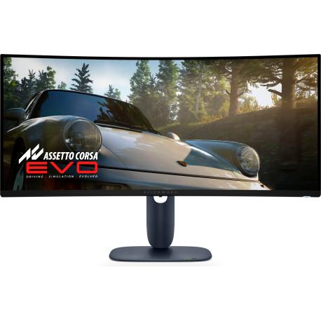 Alienware AW3425DW - OLED monitor - gaming - curved - 34" (34.2" viewable) - 3440 x 1440 UWQHD @ 240 Hz - 1000 cd/m² - 1500000:1 - DisplayHDR 400 True Black - 0.03 ms - 2xHDMI, DisplayPort - BTO - with 3 years Basic Hardware Service with Advanced Exchange - 0