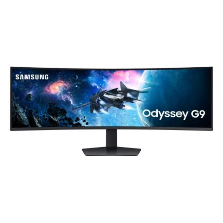 Samsung Odyssey G9 S49CG950EU - G95C Series - LED monitor - gaming - curved - 49" - 5120 x 1440 Dual Quad HD @ 240 Hz - VA - 450 cd / m² - 2500:1 - DisplayHDR 1000 - 1 ms - 2xHDMI, DisplayPort - black - 0