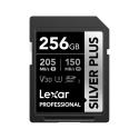 Lexar Professional SILVER PLUS - Flash memory card - 256 GB - Video Class V30 / UHS-I U3 - SDXC UHS-I