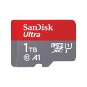 SanDisk Ultra - Flash memory card (microSDXC to SD adapter included) - 1 TB - A1  /  UHS Class 1  /  Class10 - microSDXC UHS-I