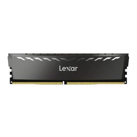Lexar THOR - DDR4 - kit - 16 GB: 2 x 8 GB - DIMM 288-pin - 3600 MHz / PC4-28800 - CL18 - 1.35 V - unbuffered - dark grey - 0