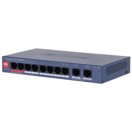 NET SWITCH 10PORT 8POE 10/100M/CS4010-8ET2GT-60 DAHUA - 0