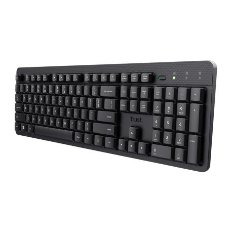 Trust Ody II - Keyboard - silent - wireless - QWERTY - US - black - 0
