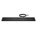 HP Desktop 320K - Keyboard - 3-zone layout, low profile key travel - full size - USB - QWERTY - Estonian - black - Smart Buy