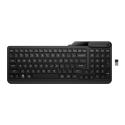 HP 475 - Keyboard - dual-mode, multi-device, compact, 2-zone layout, low profile key travel, 12 programmable buttons - wireless - 2.4 GHz, Bluetooth 5.3 - QWERTY - English - jet black