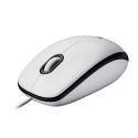 Logitech M100 - Mouse - full size - right and left-handed - optical - 3 buttons - wired - USB