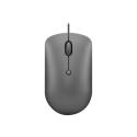 Lenovo 540 - Mouse - compact - optical - 4 buttons - wired - storm grey - retail