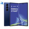 Samsung Galaxy Z Fold7 - 5G smartphone - dual-SIM - RAM 12 GB / Internal Memory 256 GB - OLED display - 8" - 8" - 2184 x 1968 pixels 2184 x 1968 pixels (120 Hz) - 3x rear cameras 200 MP, 12 MP, 10 MP - 2x front cameras 10 MP, 10 MP - blue shadow