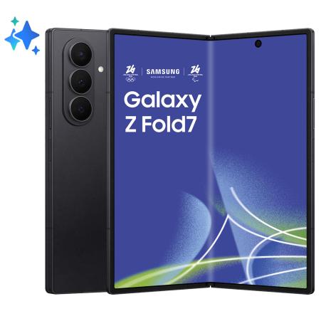 Samsung Galaxy Z Fold7 - 5G smartphone - dual-SIM - RAM 12 GB / Internal Memory 512 GB - OLED display - 8" - 8" - 2184 x 1968 pixels 2184 x 1968 pixels (120 Hz) - 3x rear cameras 200 MP, 12 MP, 10 MP - 2x front cameras 10 MP, 10 MP - jet black - 0