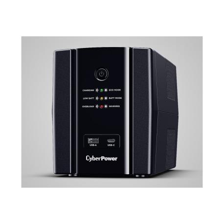 CyberPower UT Series UT1500EG - UPS - AC 230 V - 900 Watt - 1500 VA - 1-phase - Ethernet 10/100/1000, USB - output connectors: 4 - black - 0