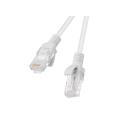 Lanberg - Patch cable - RJ-45 (M) to RJ-45 (M) - 2 m - UTP - CAT 5e - snagless - grey, RAL 7035