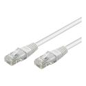 Goobay - Network cable - RJ-45 (M) to RJ-45 (M) - 7.5 m - UTP - CAT 6 - molded - white