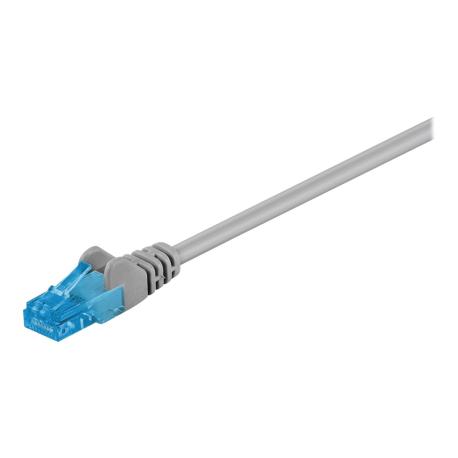 goobay - Patch cable - RJ-45 (M) to RJ-45 (M) - 2 m - UTP - CAT 6a - halogen-free, snagless, stranded - grey - 0
